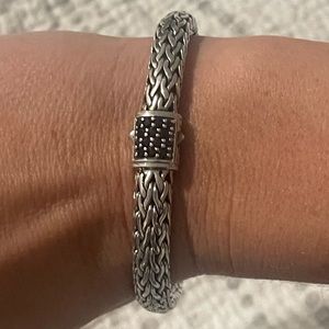 John Hardy Sterling Silver Lava Bracelet
